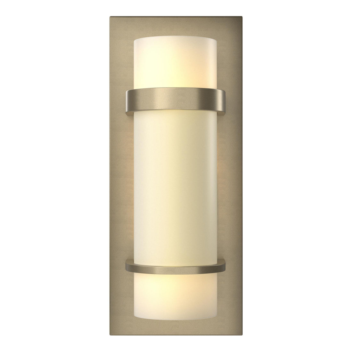 Hubbardton Forge 1999 Soft Gold Opal Glass (GG) Banded Sconce