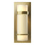 Hubbardton Forge 1999 Modern Brass Opal Glass (GG) Banded Sconce