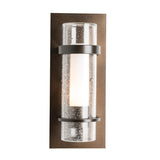 Hubbardton Forge 2020 Bronze Seeded Glass with Opal Diffuser (ZS) Torch Indoor Sconce