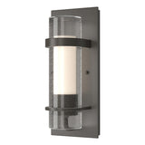 Hubbardton Forge 2020 Dark Smoke Seeded Glass with Opal Diffuser (ZS) Torch Indoor Sconce