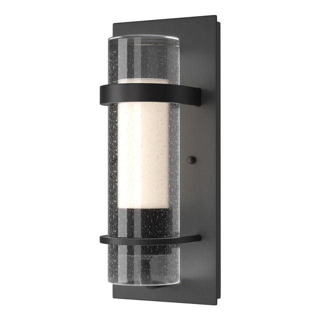 Hubbardton Forge 2020 Black Seeded Glass with Opal Diffuser (ZS) Torch Indoor Sconce