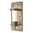 Hubbardton Forge 2020 Soft Gold Seeded Glass with Opal Diffuser (ZS) Torch Indoor Sconce