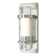 Hubbardton Forge 2020 Sterling Seeded Glass with Opal Diffuser (ZS) Torch Indoor Sconce