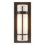Hubbardton Forge 1999 Bronze Opal Glass (GG) Banded with Bar Sconce