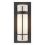 Hubbardton Forge 1999 Natural Iron Opal Glass (GG) Banded with Bar Sconce