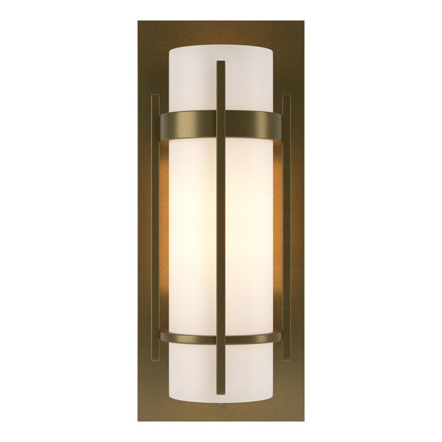 Hubbardton Forge 1999 Soft Gold Opal Glass (GG) Banded with Bar Sconce