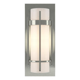 Hubbardton Forge 1999 Sterling Opal Glass (GG) Banded with Bar Sconce
