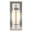 Hubbardton Forge 1999 Sterling Opal Glass (GG) Banded with Bar Sconce