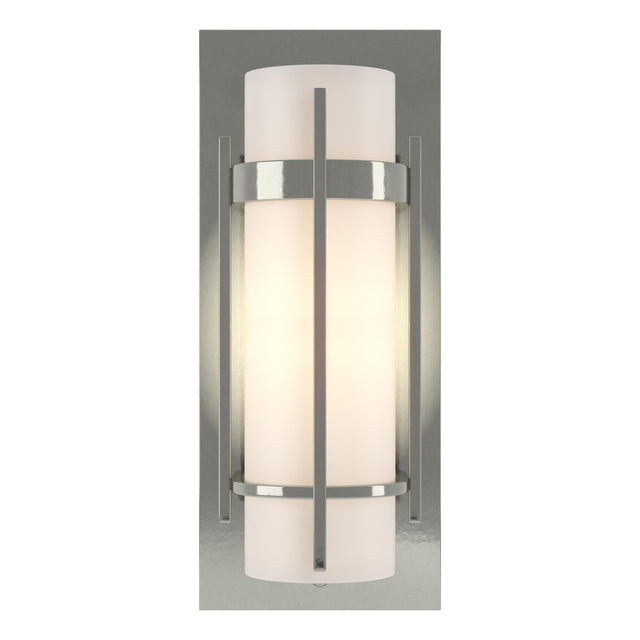 Hubbardton Forge 1999 Sterling Opal Glass (GG) Banded with Bar Sconce