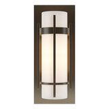Hubbardton Forge 1999 Oil Rubbed Bronze Opal Glass (GG) Banded with Bar Sconce