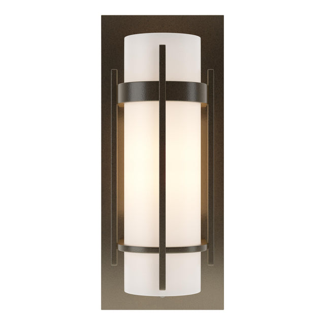 Hubbardton Forge 1999 Oil Rubbed Bronze Opal Glass (GG) Banded with Bar Sconce