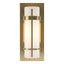 Hubbardton Forge 1999 Modern Brass Opal Glass (GG) Banded with Bar Sconce