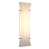 Hubbardton Forge 2013 Vintage Platinum Spun Frost (SH) Bento Sconce