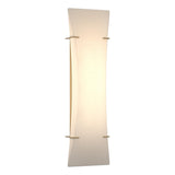 Hubbardton Forge 2013 Modern Brass Spun Frost (SH) Bento Sconce