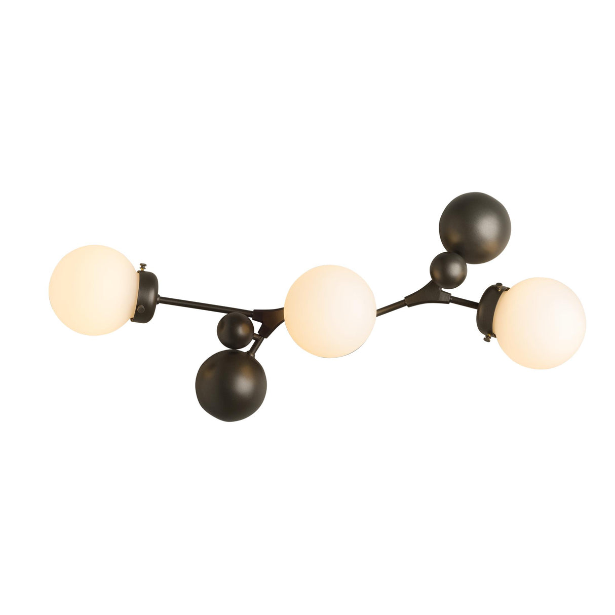 Hubbardton Forge 2019 Dark Smoke Opal Glass (GG) Sprig Sconce