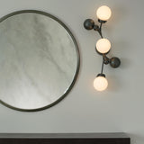 Hubbardton Forge 2019 Dark Smoke Opal Glass (GG) Sprig Sconce
