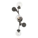 Hubbardton Forge 2019 Dark Smoke Water Glass (LL) Sprig Sconce
