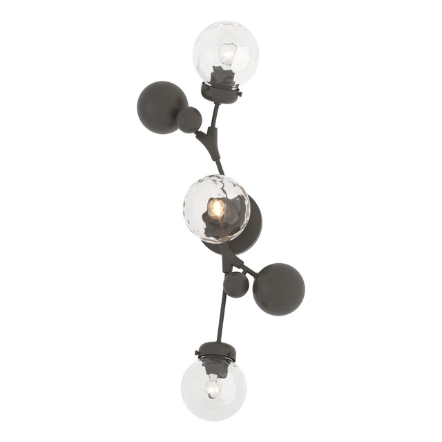 Hubbardton Forge 2019 Dark Smoke Water Glass (LL) Sprig Sconce