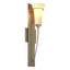 Hubbardton Forge 2001 Soft Gold Opal Glass (GG) Banded Wall Torch Sconce