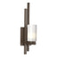 Hubbardton Forge 2010 Bronze Opal Glass (GG) Left Ondrian 1 Light Sconce