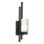 Hubbardton Forge 2010 Black Opal Glass (GG) Left Ondrian 1 Light Sconce