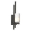 Hubbardton Forge 2010 Natural Iron Opal Glass (GG) Left Ondrian 1 Light Sconce