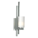 Hubbardton Forge 2010 Vintage Platinum Opal Glass (GG) Left Ondrian 1 Light Sconce