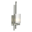Hubbardton Forge 2010 Sterling Opal Glass (GG) Left Ondrian 1 Light Sconce