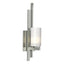 Hubbardton Forge 2010 Sterling Opal Glass (GG) Left Ondrian 1 Light Sconce