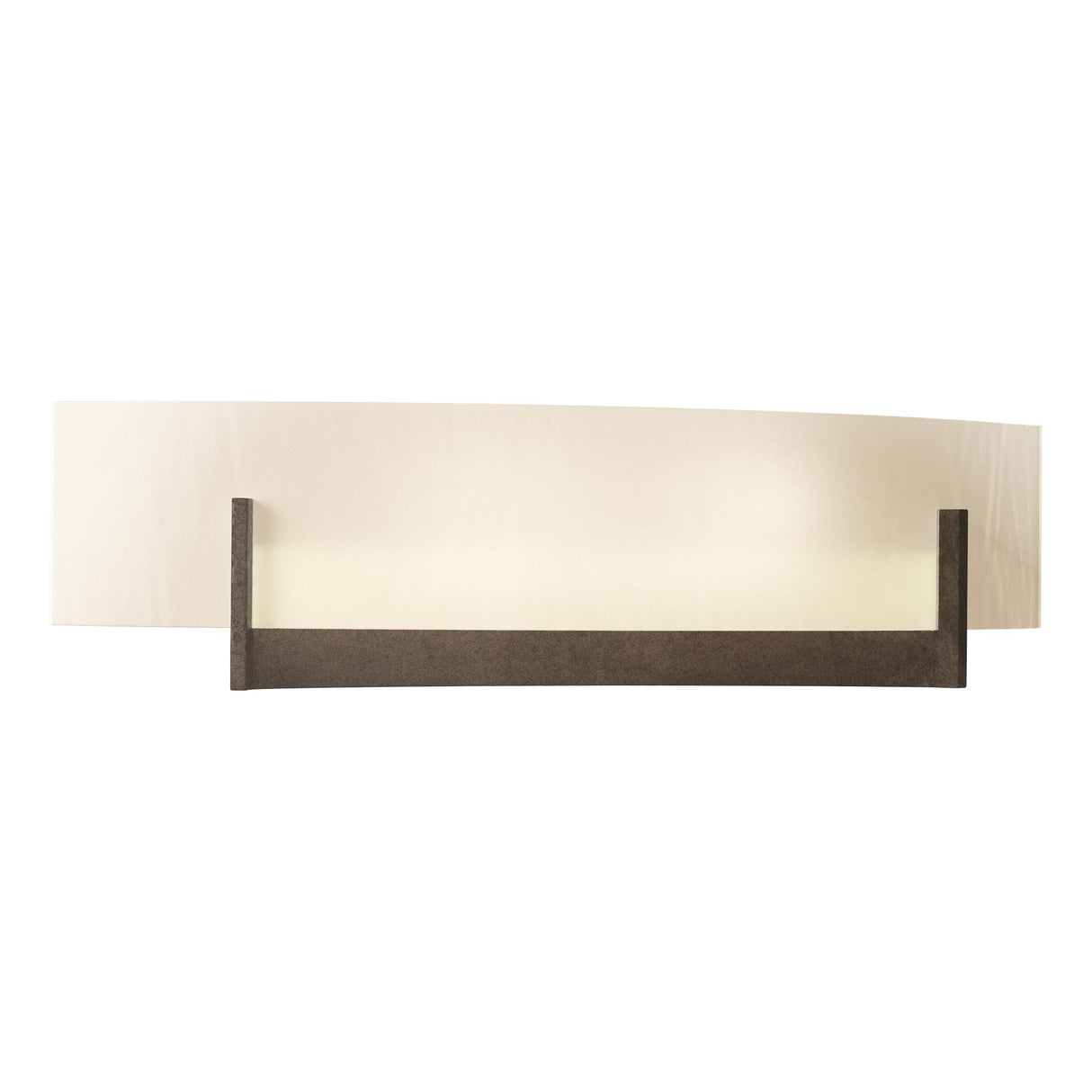 Hubbardton Forge 2011 Bronze White Art Glass (BB) Axis Sconce