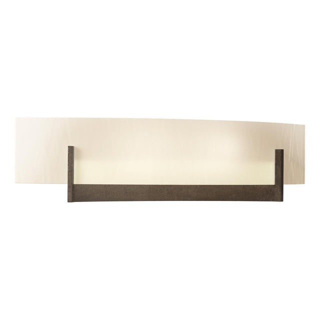 Hubbardton Forge 2011 Bronze White Art Glass (BB) Axis Sconce