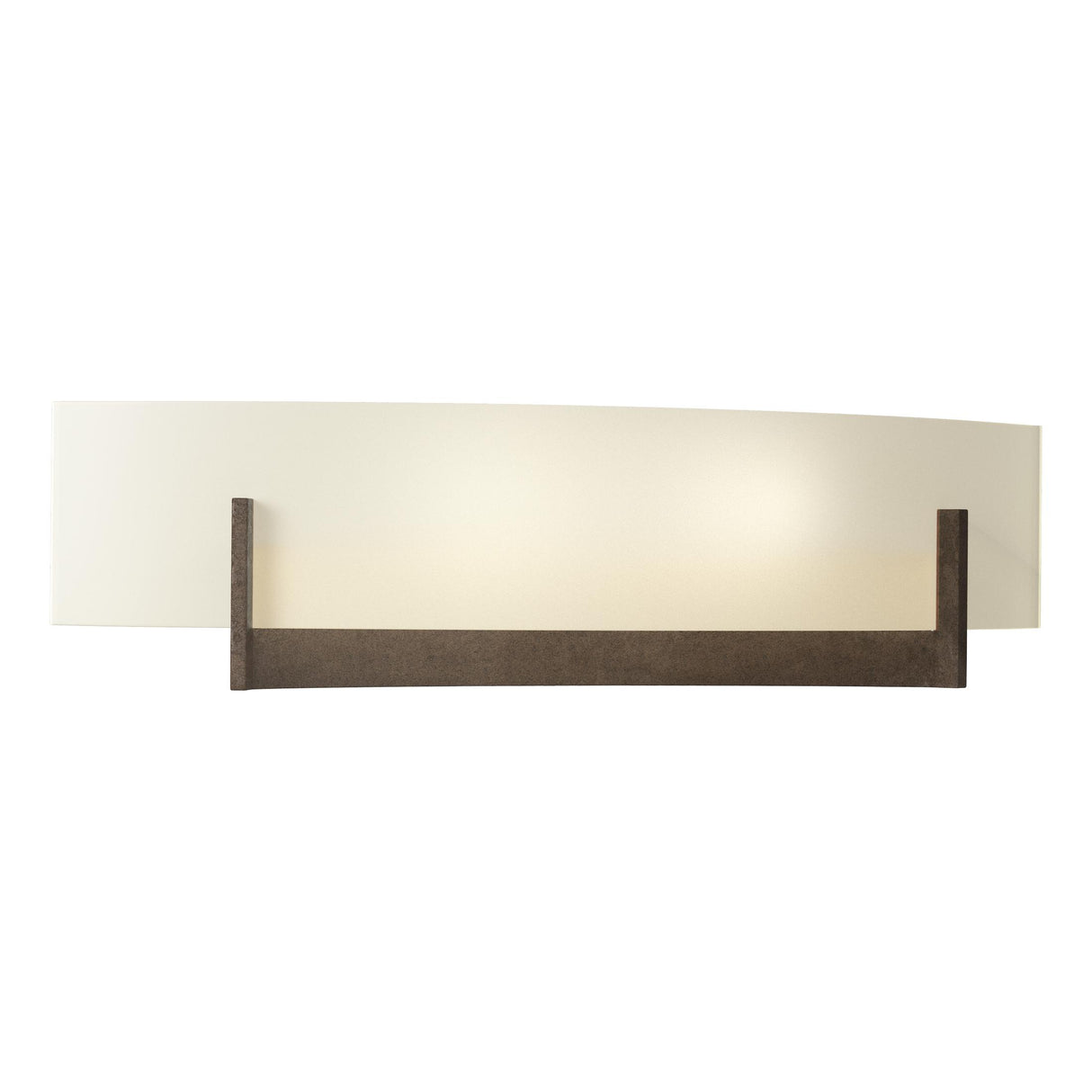 Hubbardton Forge 2011 Bronze Opal Glass (GG) Axis Sconce