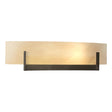 Hubbardton Forge 2011 Dark Smoke Amber Swirl Glass (AA) Axis Sconce