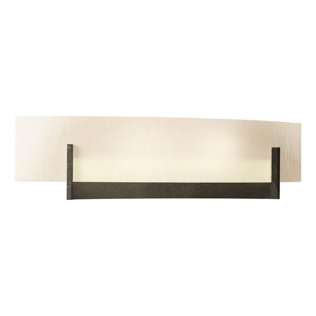 Hubbardton Forge 2011 Dark Smoke White Art Glass (BB) Axis Sconce