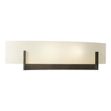 Hubbardton Forge 2011 Dark Smoke Opal Glass (GG) Axis Sconce