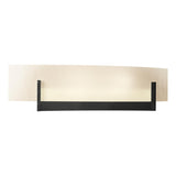 Hubbardton Forge 2011 Black White Art Glass (BB) Axis Sconce
