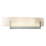 Hubbardton Forge 2011 Vintage Platinum White Art Glass (BB) Axis Sconce