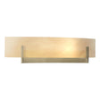 Hubbardton Forge 2011 Soft Gold Amber Swirl Glass (AA) Axis Sconce