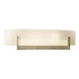 Hubbardton Forge 2011 Soft Gold White Art Glass (BB) Axis Sconce
