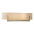 Hubbardton Forge 2011 Soft Gold Sand Glass (SS) Axis Sconce