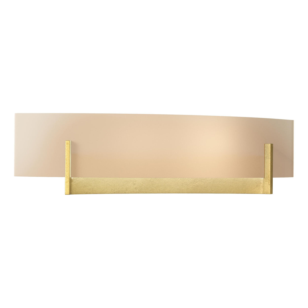 Hubbardton Forge 2011 Modern Brass Sand Glass (SS) Axis Sconce