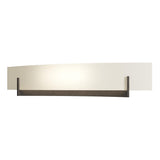 Hubbardton Forge 2011 Bronze Opal Glass (GG) Axis Large Sconce