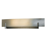 Hubbardton Forge 2011 Dark Smoke White Art Glass (BB) Axis Large Sconce
