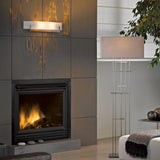 Hubbardton Forge 2011 Dark Smoke Opal Glass (GG) Axis Large Sconce