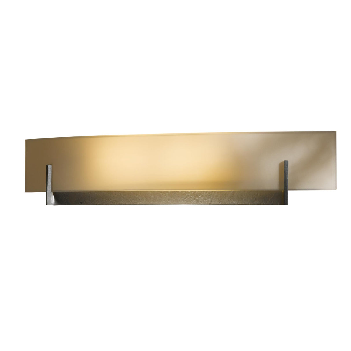 Hubbardton Forge 2011 Dark Smoke Sand Glass (SS) Axis Large Sconce