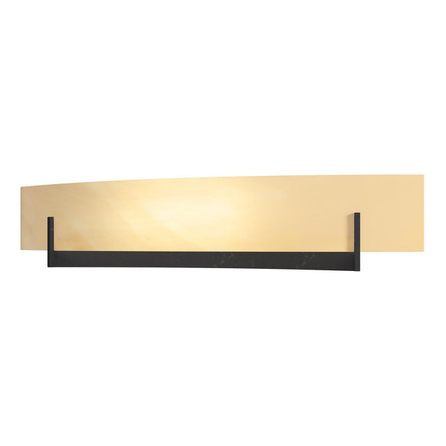 Hubbardton Forge 2011 Black Amber Swirl Glass (AA) Axis Large Sconce