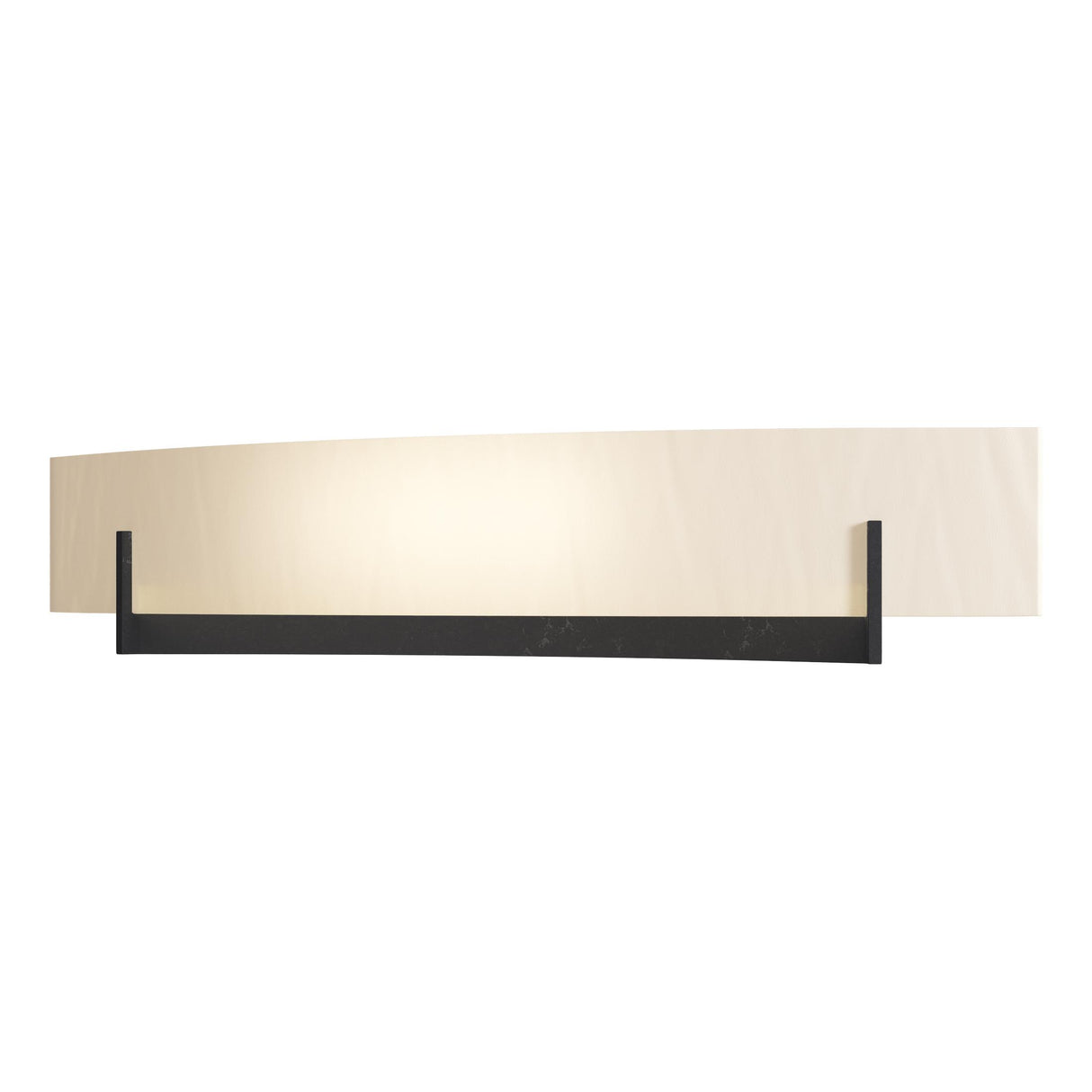 Hubbardton Forge 2011 Black White Art Glass (BB) Axis Large Sconce