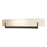 Hubbardton Forge 2011 Black White Art Glass (BB) Axis Large Sconce