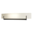 Hubbardton Forge 2011 Natural Iron Opal Glass (GG) Axis Large Sconce