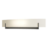 Hubbardton Forge 2011 Natural Iron Opal Glass (GG) Axis Large Sconce